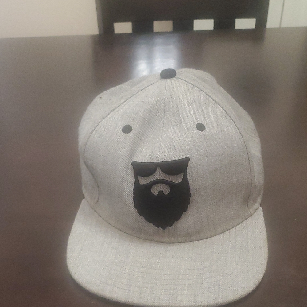Gray No Shave Life Beard Co. Snapback Hat